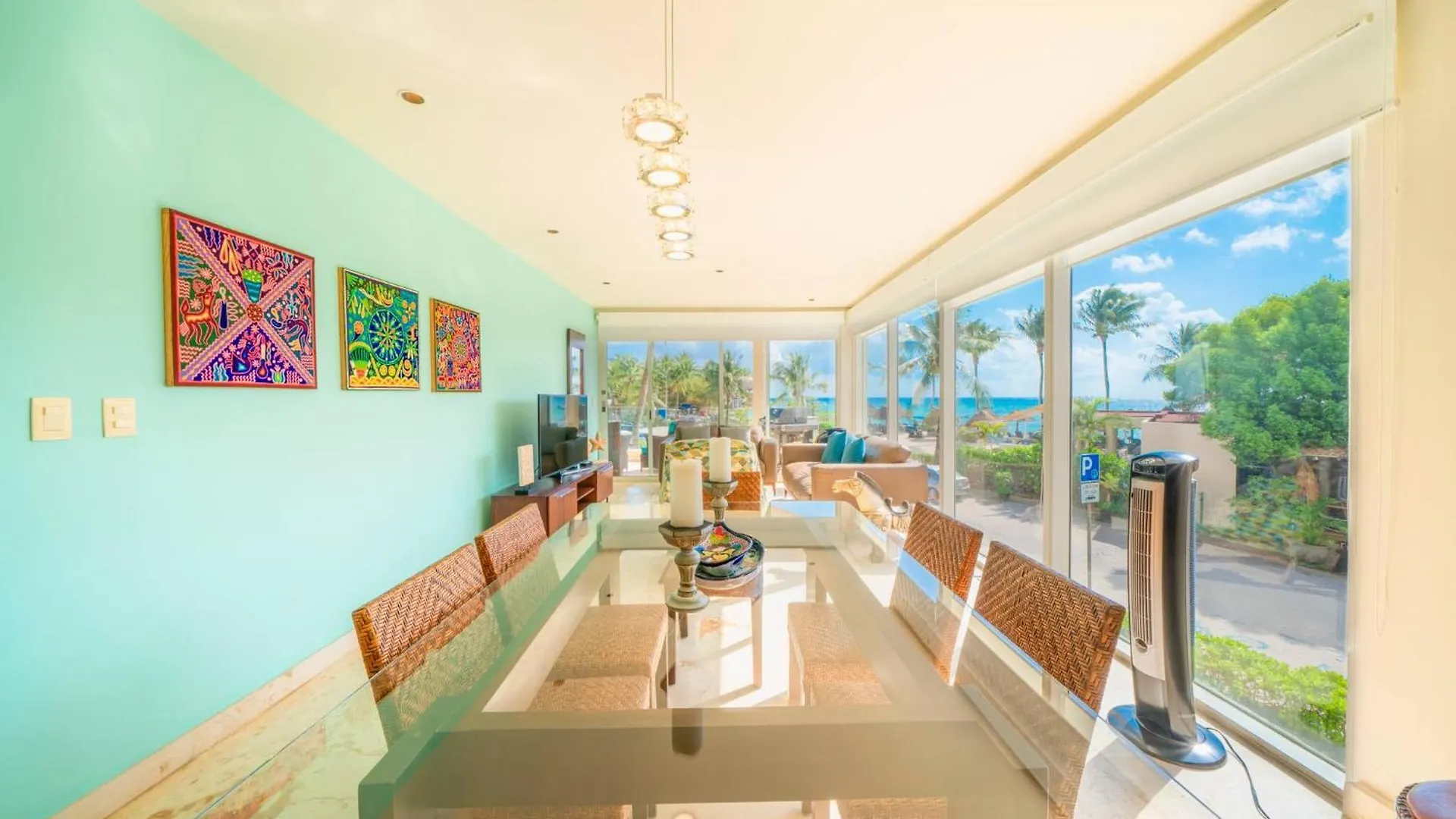 Ocean View Condo - 2 Bedrooms - At The Elements Condos - Castillo De Arena Semesterbostad